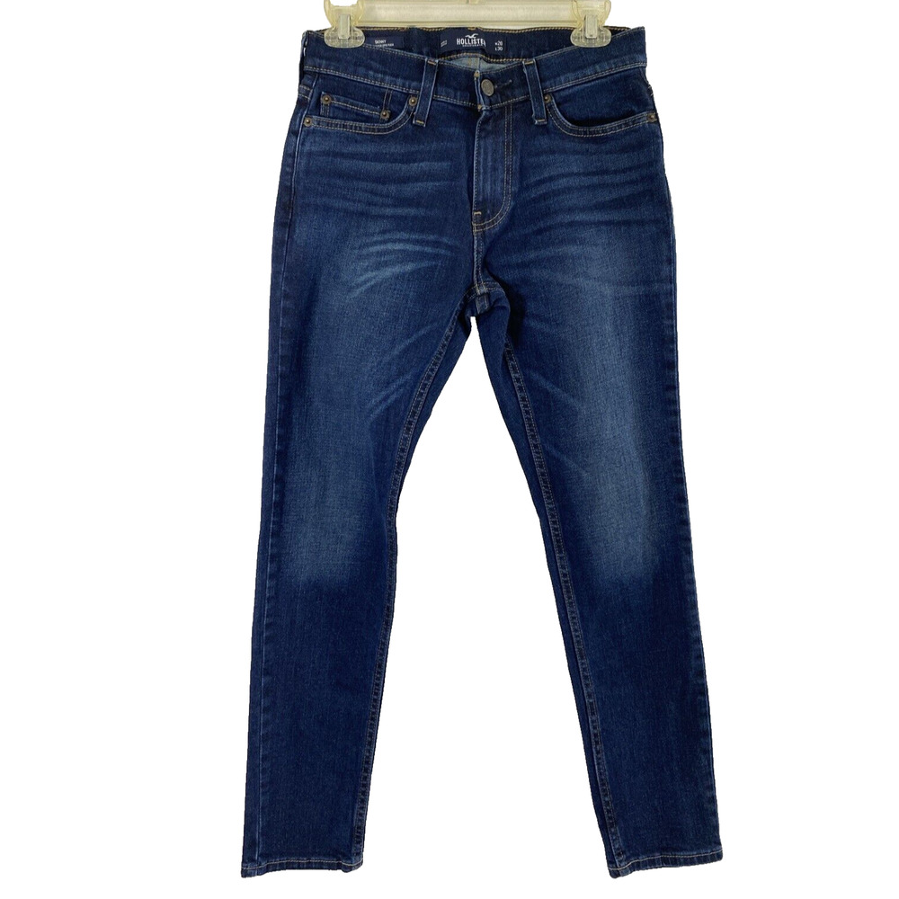 Hollisters Jeans Womens Size 26 Epic Flex Skinny Dark Wash Denim Stretch Casual